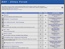 Tablet Screenshot of forum.dav-zittau.de